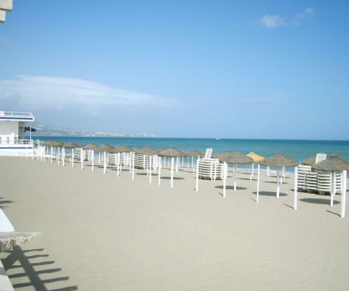 Strand og solen i Spania